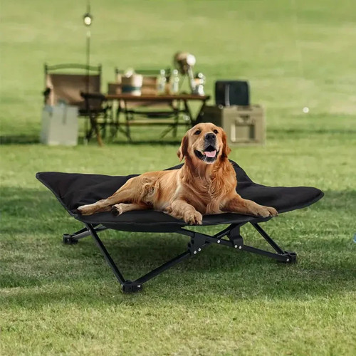 Large elevated dog bed - elevated,