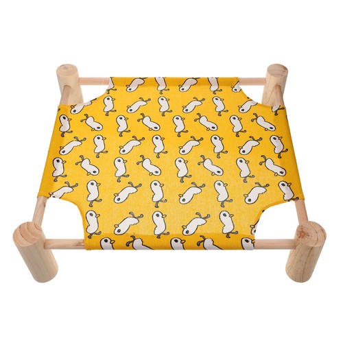 Elevated pet bed wooden frame - elevated,