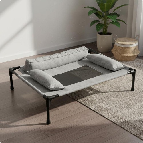 Steel frame elevated pet bed - frame,