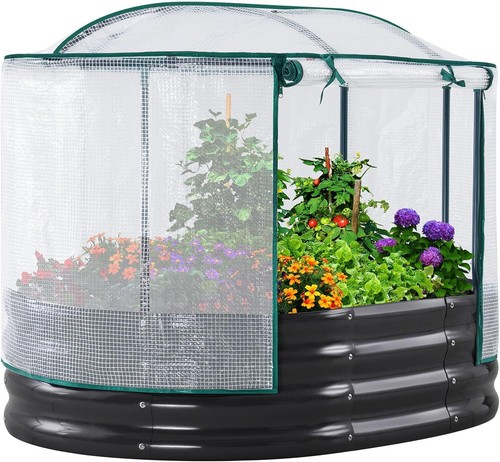King bird raised garden bed - king,