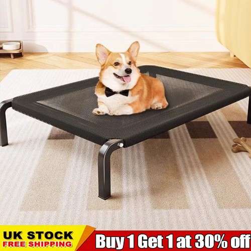 High raised dog - bed, elevated