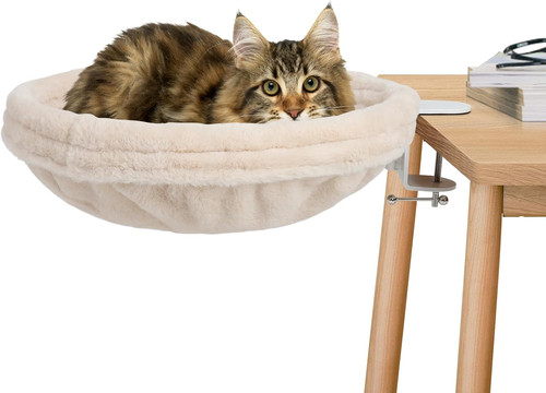 Modern round cat desk - round,